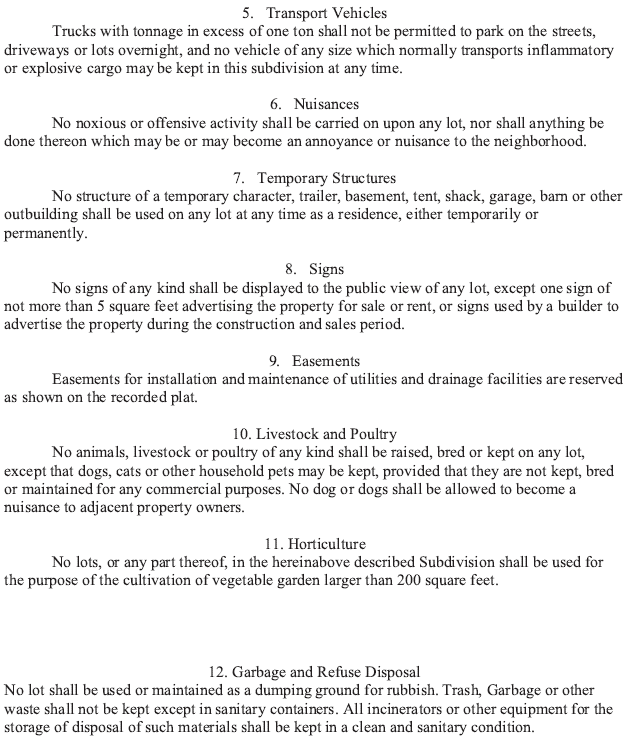 Indian Lakes Subdivision