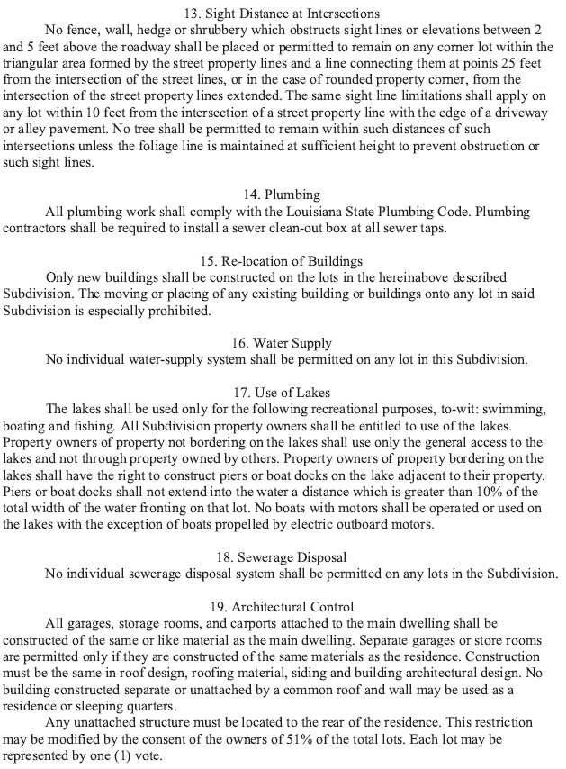 Indian Lakes Subdivision